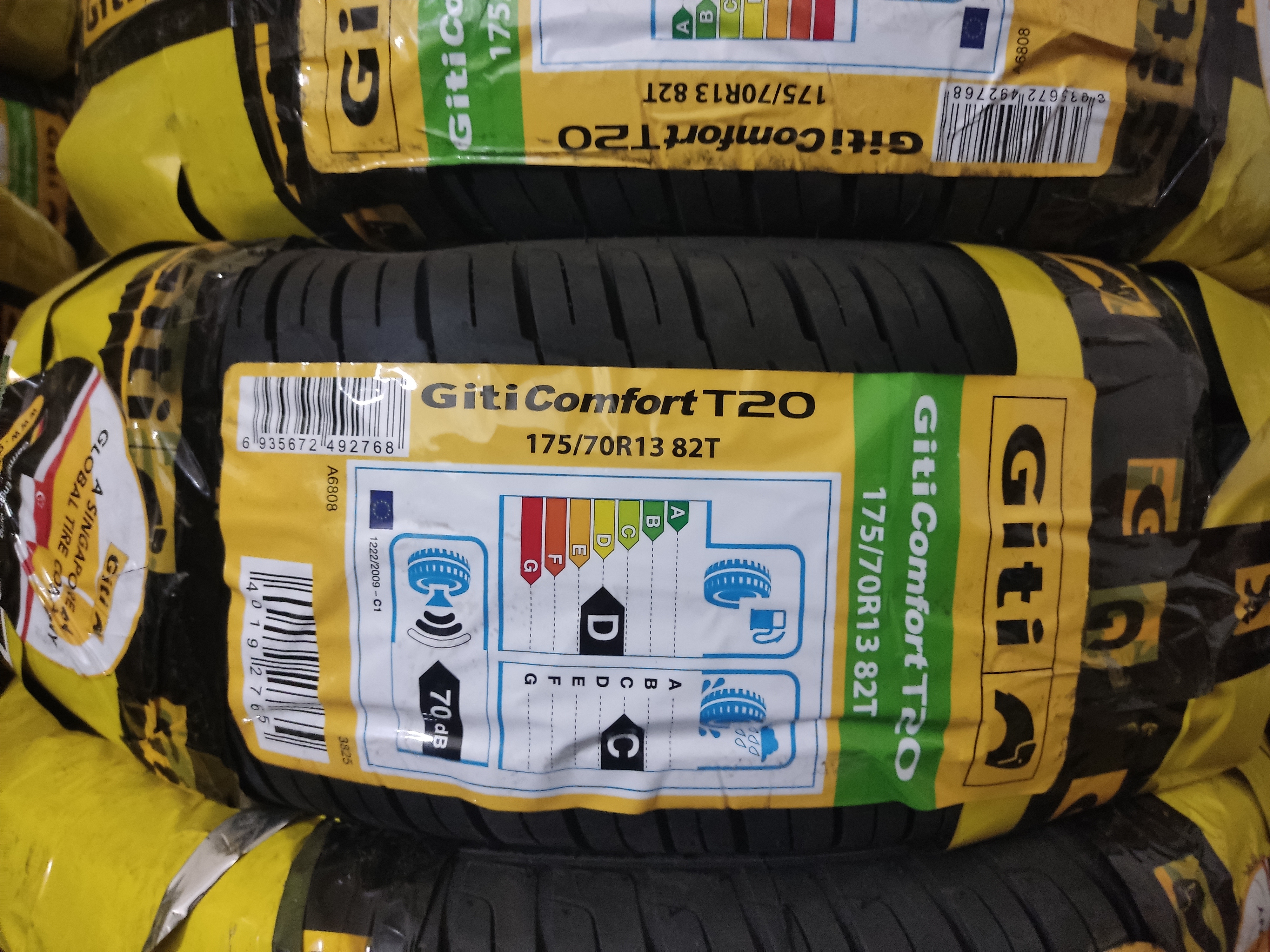لاستیک 175/70/13 جی‌تی